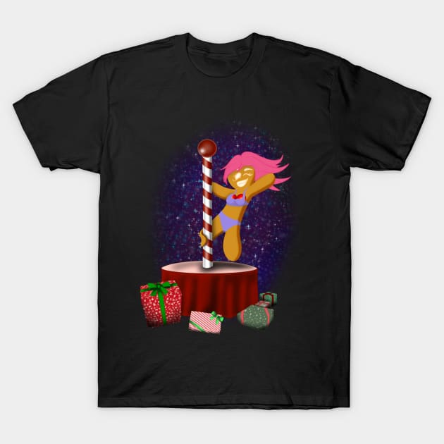 Gingerbread stripper T-Shirt by JackDraws88